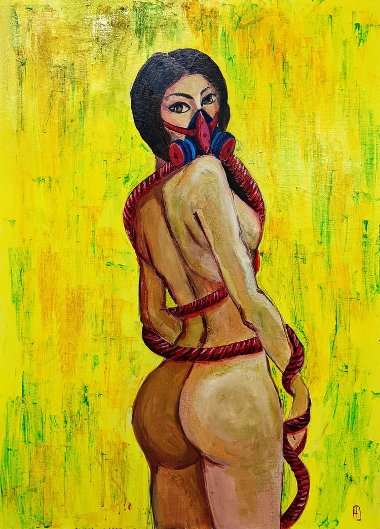 Toxic Waste Oils on canvas 30x40 inch