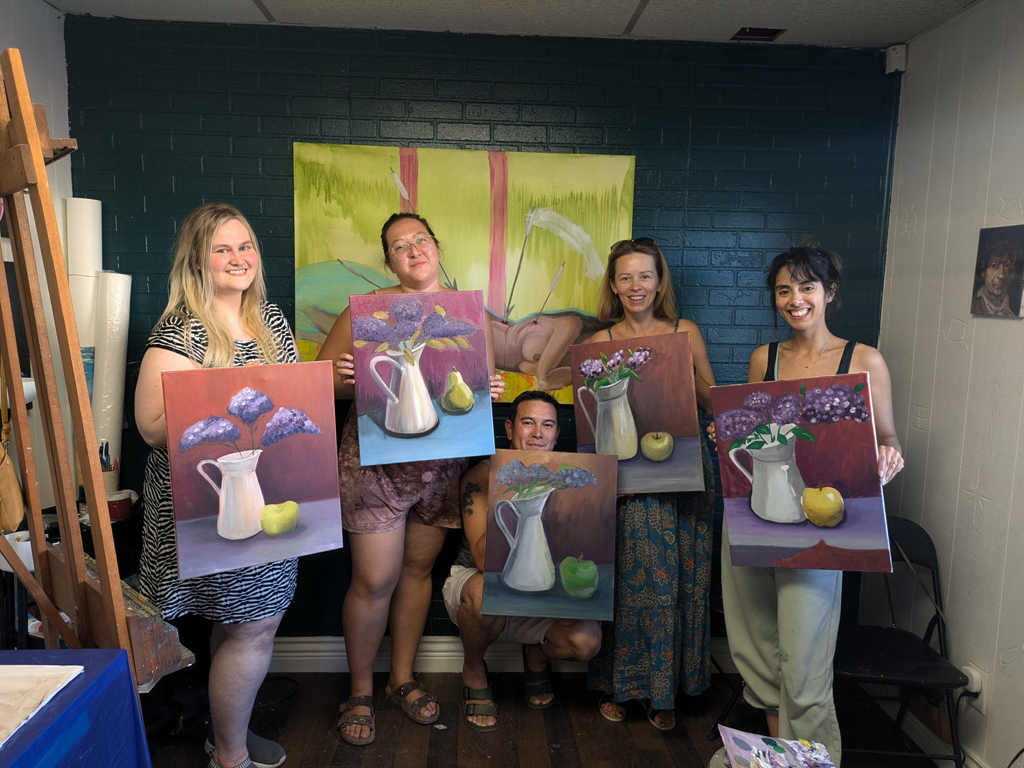 Oil painting Course for beginners. Still-life with oils